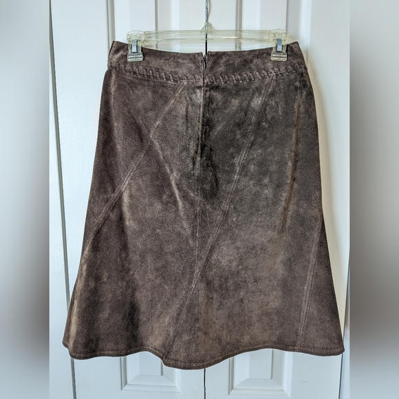Ann Taylor Loft Leather Skirt - Picture 3 of 4
